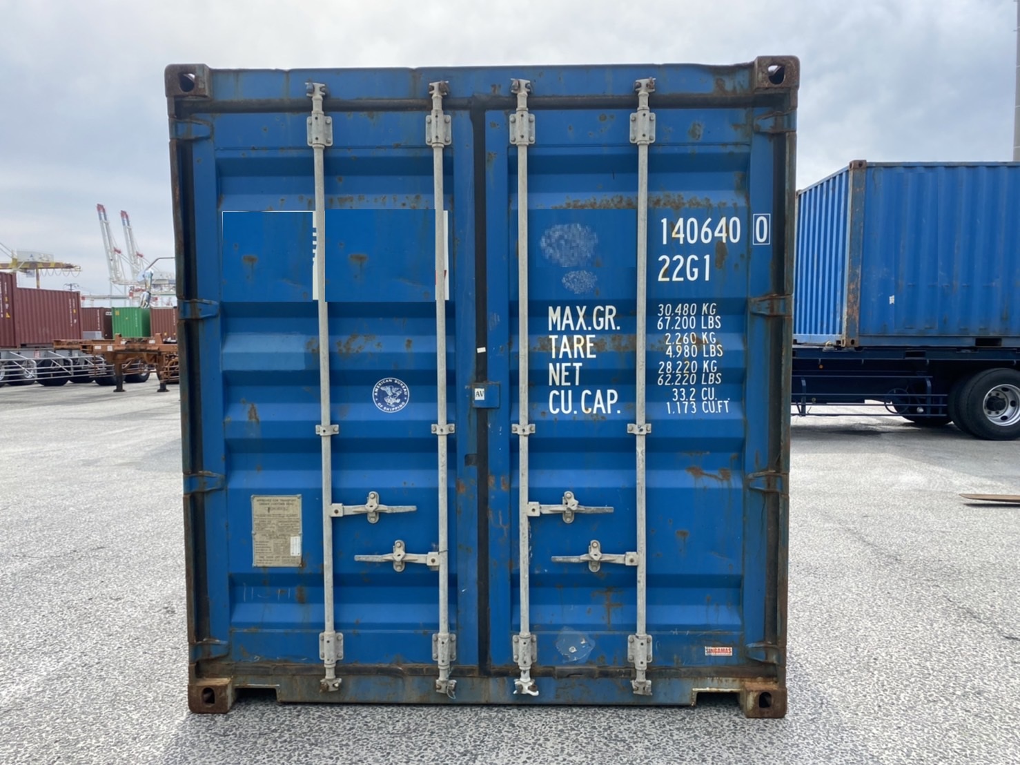 20フィート中古コンテナ入荷しました!ブログブログコンテナ(新品・中古・改造)の販売・リース・レンタル、コンテナハウス製作博栄